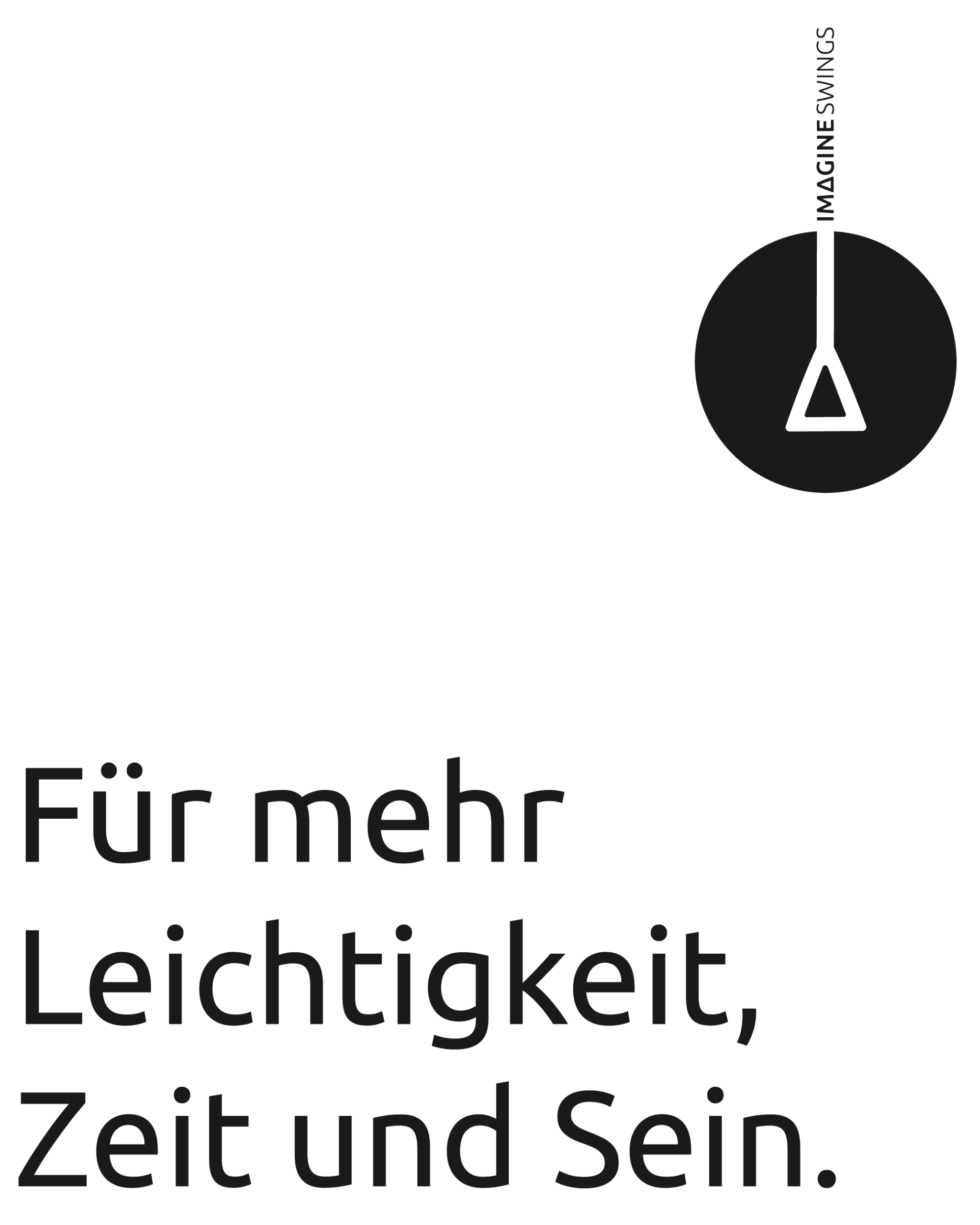 Stoffbeutel mit Statement "Leichtigkeit" | Motivfarbe: Schwarz – Bild 4