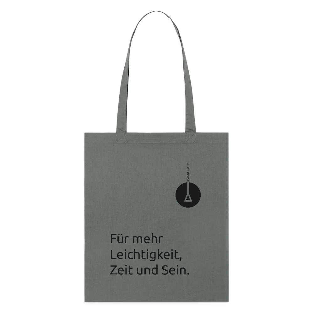 Stoffbeutel mit Statement "Leichtigkeit" | Motivfarbe: Schwarz – Bild 9