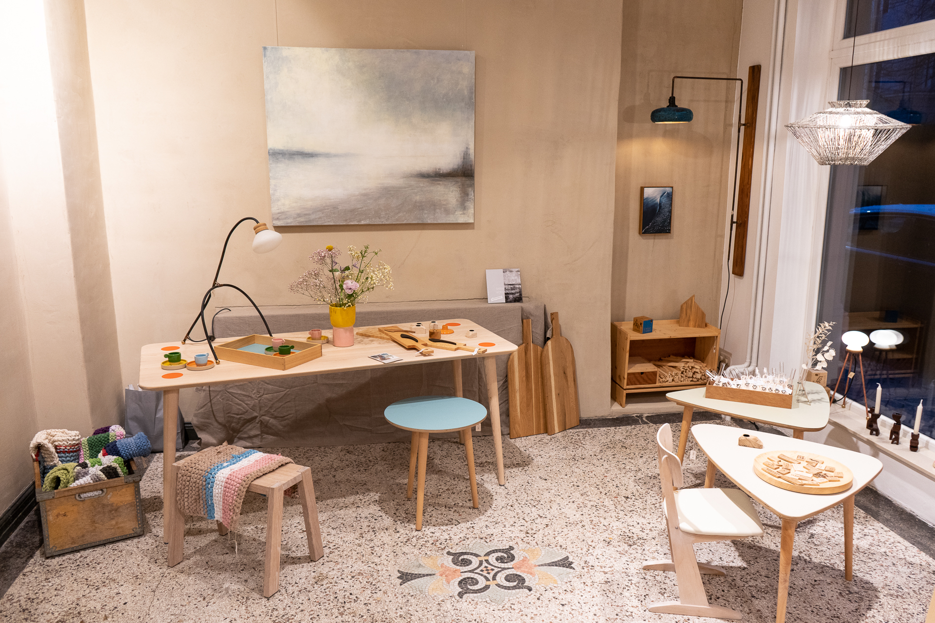 Ladengeschäft mit Möbeln